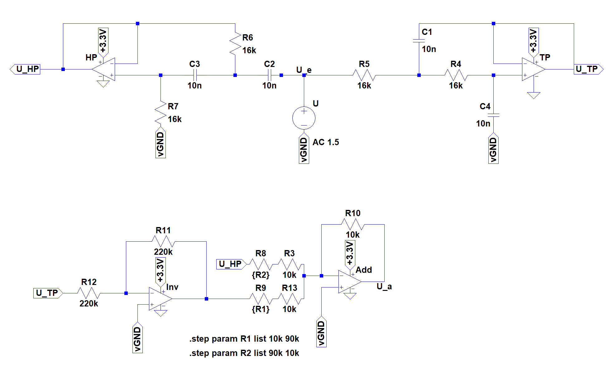 Analog equalizer circuit design, implementation & simulation Screenshot 1