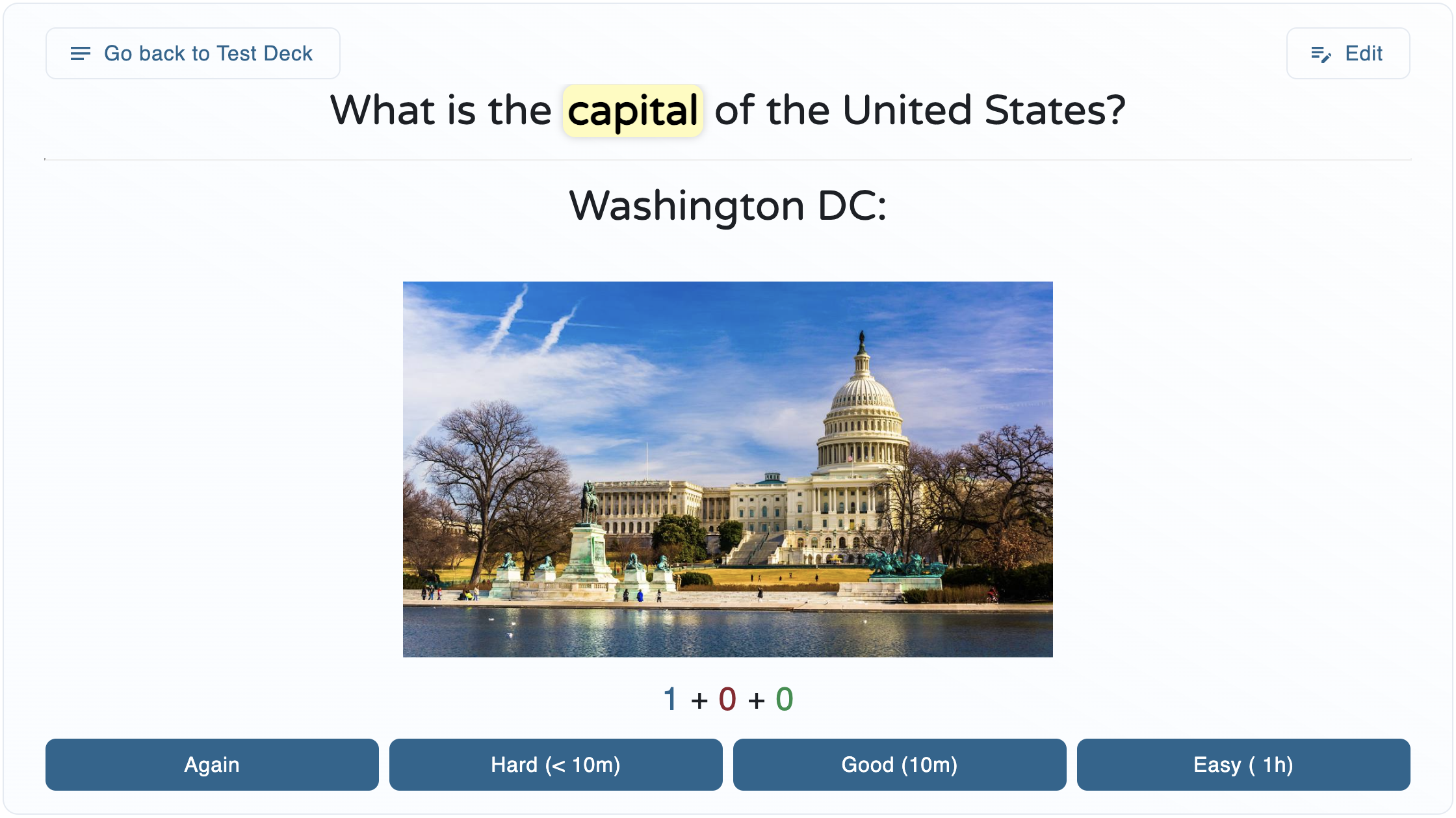 Full Stack Digital Flashcard Application